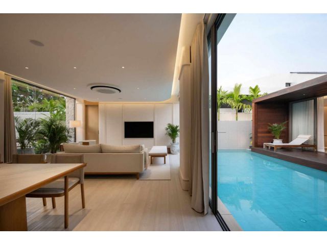H961 ขายพูลวิลล่าหรู Pool Villa Mövenpick – White Sand Beach, นาจอมเทีย