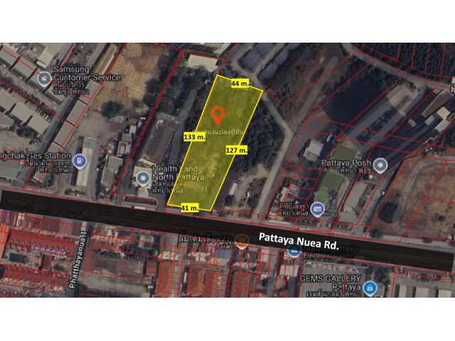 (เจ้าของขายเอง)ขายที่ดิน 3 ไร่ ติดถนนพัทยาเหนือ ใกล้เทอร์มินอล21