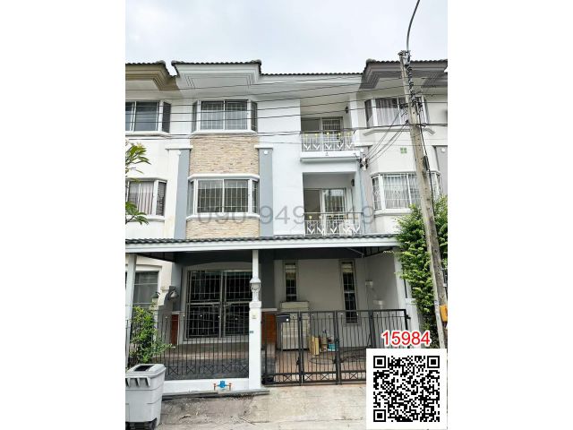 ขาย ทาวน์โฮม 3 ชั้น หมู่บ้านศุภาลัย วิลล์ เอกมัย-รามอินทรา ใกล้ห้าง ติดเลียบทางด่วนรามอินทรา ซอยนวลจันทร์ 64