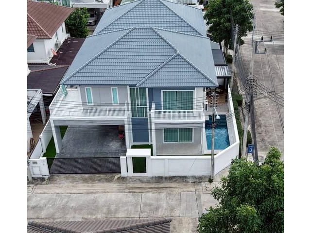 ขาย / #พูลวิลล่า / #พฤกษานาราจอมเทียน / ฝั่งข้ามทางรถไฟ ชัยพฤ