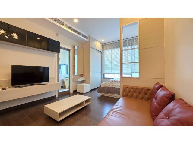 ให้เช่า, คอนโด "คิว อโศก" (Q Asoke), ติดรถไฟฟ้า MRT เพชรบุรี ชั้น 31 พื้นที่ 30.57 ตร.ม. 1 ห้องนอน, แขวงมักกะสัน เขตราชเทวี กทม.