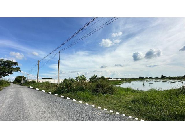 ขายที่ดินเปล่า เนื้อที่ 23-1-96 ไร่ ถนนสารีบุตร แขวงทับยาว เขตลาดกระบัง กทม.