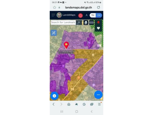 ขายที่ดิน บ่อวิน 85 ไร่ ติดถนน 331 ผังที่ดินสีม่วงลาย  ศรีราชา