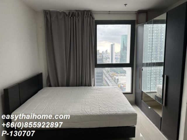 P-130707 ให้เช่า คอนโด ไอดีโอ โมบิ พระราม 9 Rama IX Rd, Huai Khwang, Bangkok พร้อมอยู่ ราคาถูก Line Id @easythaihome 085