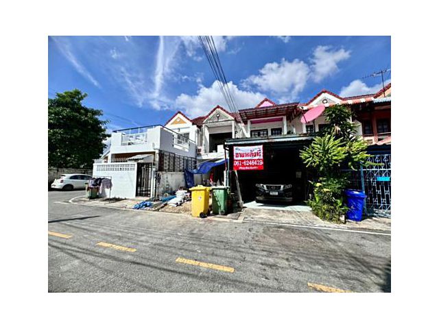 ขายทาวเฮ้าส์ บ้านเฟื่องฟ้า 9 เฟส 2 ซอยมังกร เทพารักษ์ บ้านสวยราคาดี (N.1908)