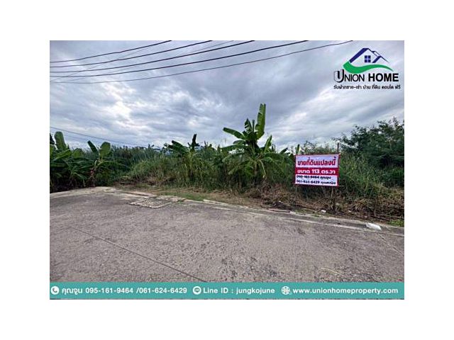 ขายที่ดินเปล่าถมแล้ว ถนนรังสิต-นครนายก 33 คลอง 2 ธัญบุรี (N.1879)