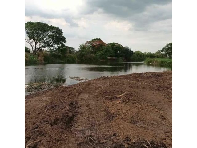 ที่ดินถมแล้ว 410 ตรว KC Garden นิมิตใหม่40 วิวริมน้ำแนวทะเลสาบ ใกล้รถไฟฟ้ามีนบุรี ราคาขาย 5.89 ล้านบาท