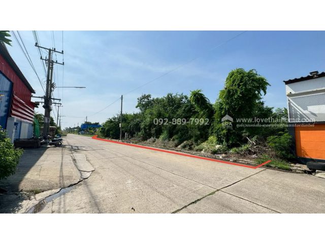 ขายที่ดิน ถนนโคกขาม สมุทรสาคร แปลงสวย พื้นที่ 200 ตรว. ราคาถูก ใกล้อบต.โคกขาม เหมาะลงทุน