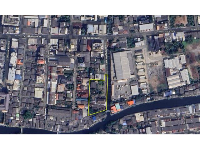 ขายด่วน! ที่ดินใจกลางเมือง เนื้อที่ 2ไร่เศษ ซ.โชคชัยร่วมมิตร(วิภาวดี 16) ลาดยาว จตุจักร กทม.)
