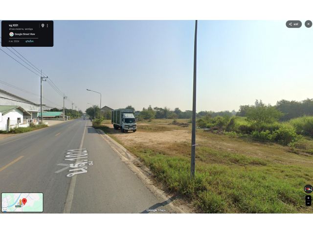 ขายที่ดินเปล่าถมแล้ว 11ไร่ หน้ากว้าง97 เมตร ติดถนนเส้น1021 ถนนขาด-บางแขม