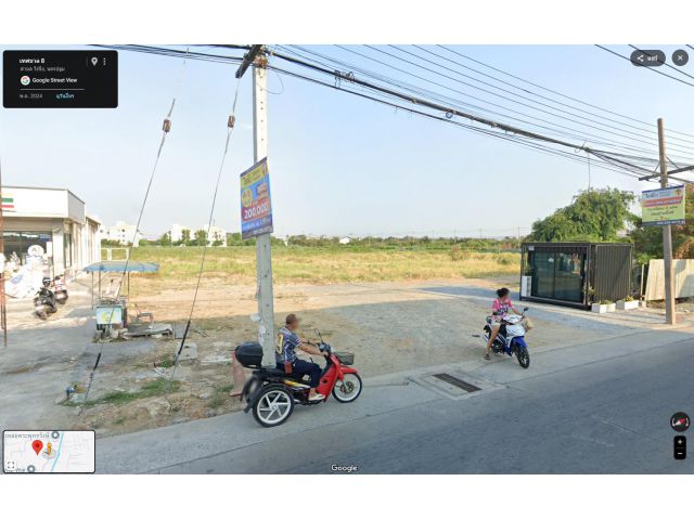 ขายที่ดินเปล่าเนื้อที่ 19 ไร่(ถมแล้ว) หน้ากว้าง125เมตร ติดถนนเทศบาล8  (ผังเมืองสีเหลือง) ต.ไร่ขิง