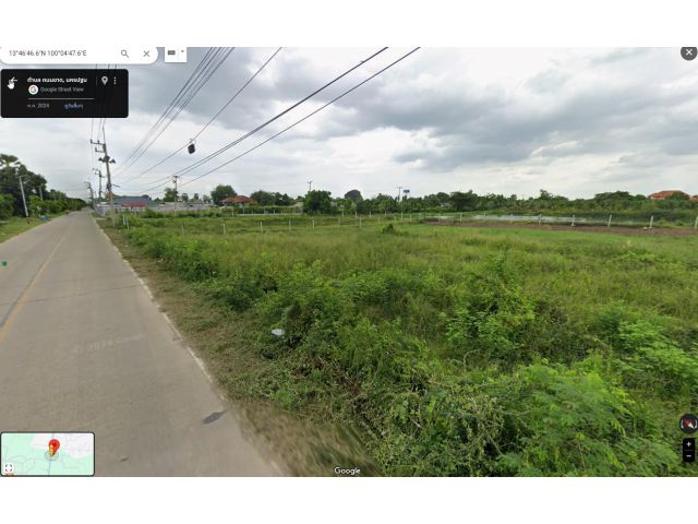 ขายที่ดิน เนื้อที่2ไร่ หน้ากว้าง63 เมตร ติดถนนเส้นถนนขาด-โคกสวนหลวง