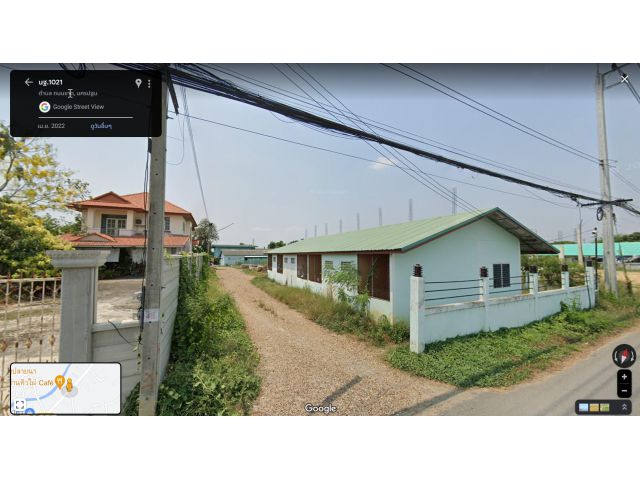 ขายที่ดินพร้อมสิ่งปลูกสร้าง   เนื้อที่ 287 ตรว. หน้ากว้าง 20 เมตร