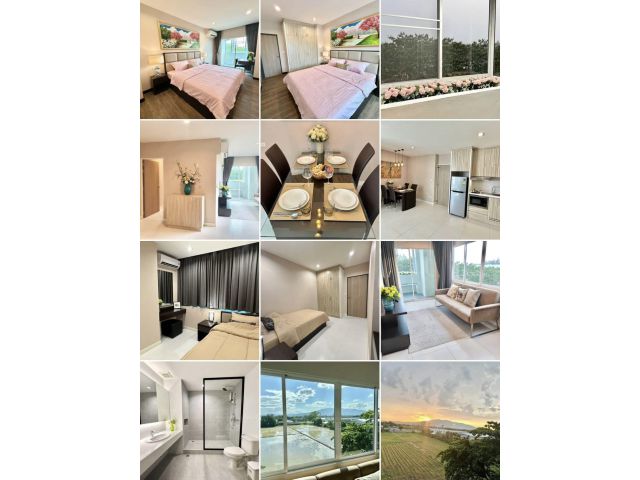 ขายพร้อมผู้เช่า คอนโดรีโนเวทใหม่ 70 ตร.ม. 2 ห้องนอน วิวภูเขาสวย พร้อมเฟอร์นิเจอร์บิ้วท์อิน ใกล้ Central festival เพียง 10 นาที