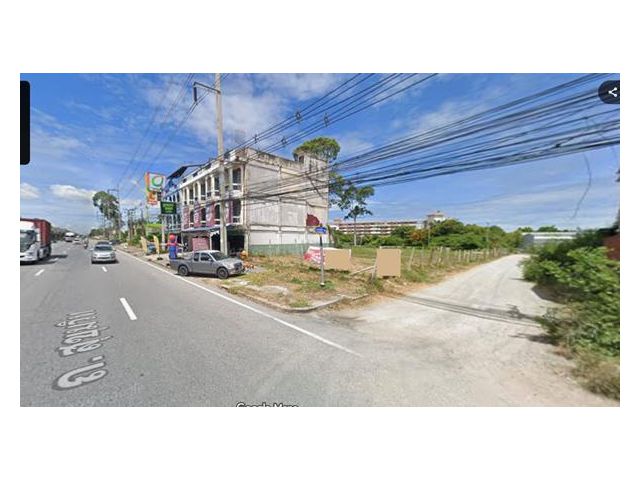 ขายที่ดินพัทยา ขนาด 2-1-17 ไร่ ติดถนนสุขุมวิทบางละมุง แปลงมุมสวย ติดถนน3ด้าน ถมแล้ว ใกล้พัทยาเพียง 1.7 กิโล ขายด่วนถูกมาก!!!