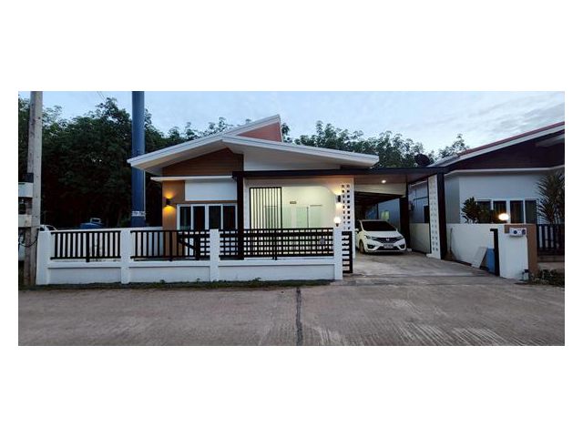 ขายบ้านพร้อมอยู่ หมู่บ้านรุ่งเรืองธานี – ทุ่งรัก ต.เวียง อ.ไชยา จ.สุราษฎร์ธานี เงียบสงบปลอดภัย