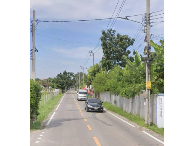 R68-075ขายที่ดิน 581 ตรว.ติดถนนอ่วมคุ้ม โยธินพัฒนา 3 ทำเลดี ถนนกว้าง 8 เมตร  อากาศโปร่งแจ่มใส ไม่อึดอัด ใกล้ถนนเลียบทางด่วนที่เต็มไปด้วยห้างสรรพสิ