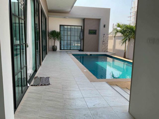 H972 ให้เช่าบ้านเดี่ยว บ้านใหม่พึ่งสร้างเสร็จ พร้อมสระว่ายน้ำ ห้วยใหญ่