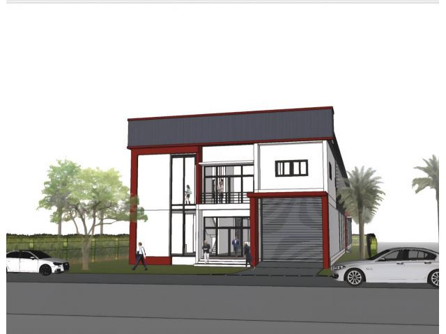 โรงงานสำเร็จรูปมือหนึ่ง ถนนบางปลา สมุทรสาคร 1 ไร่ 45ตรว. 1087ตรม. ขอใบรง.4ให้ฟรี สร้างเสร็จพร้อมใช้ภายใน 4 เดือน