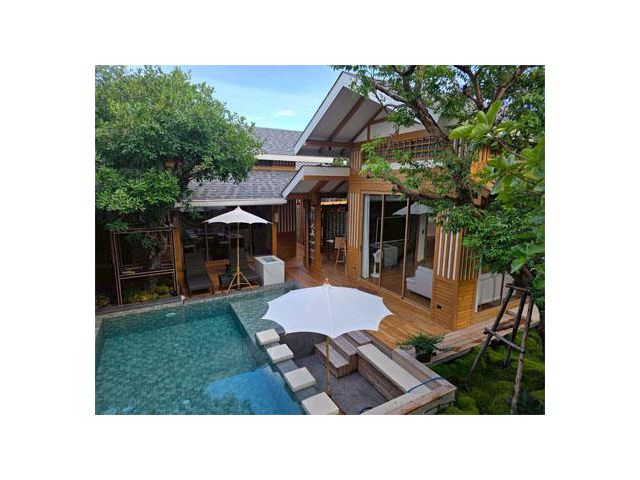 บ้านพูลวิลล่า สไตล์ญี่ปุ่น