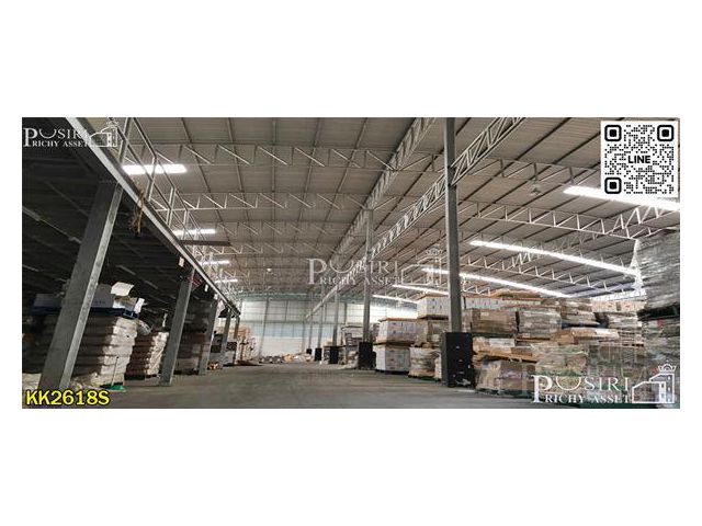 ขาย/ให้เช่าโรงงาน 6 ไร่ ผลิตและเก็บของได้เต็มที่ เดินทางสุดสะดวก ใกล้ทั้ง สาย 5 และเพชรเกษม - KK2618S