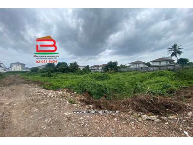 ที่ดินเปล่า เนื้อที่ 3 ไร่ ซอยนาวีเจริญทรัพย์ (ซอยสำนักงานประกันสังคมพื้นที่ 6 บางแค) ถนนกาญจนาภิเษก เขตบางแค