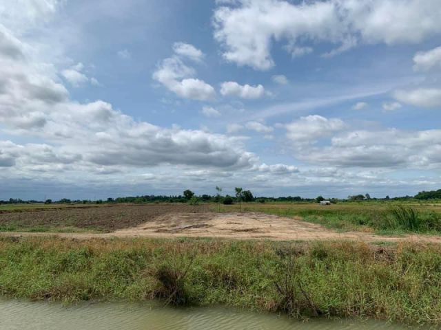 ขายที่ดิน!! 9ไร่242ตรว.ปลูกบ้านได้ น้ำไม่ท่วม มีไฟฟ้าประปา มีเพื่อนบ้าน