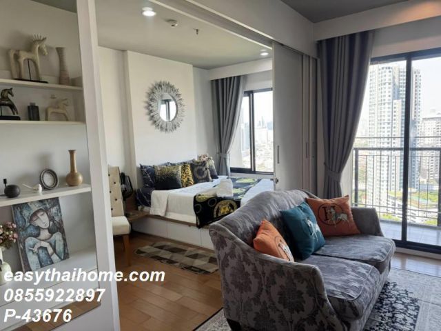 P-43676 ให้เช่า คอนโด บลอคส์ 77 แขวงพระโขนงเหนือ เขตวัฒนา กรุงเทพมหานคร พร้อมอยู่ ราคาถูก Line Id: @easythaihome 085-592