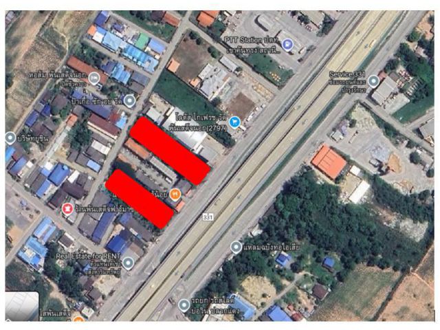 ขายที่ดินเปล่าทำเลดี มี 2 แปลง ติดถนน331  บ่อวิน ศรีราชา