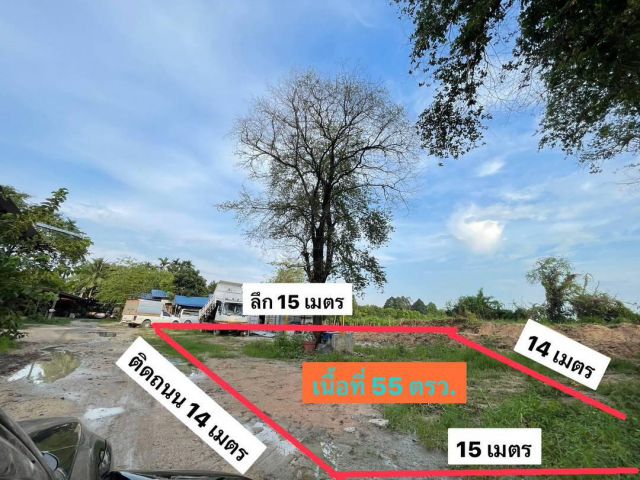 ที่ดินแปลงเล็กบึงศรีราชา 55ตรว. เหมา 7.5แสน ต.บึง อ.ศรีราชา จ.ชลบุรี ที่ดินแปลงสี่เหลี่ยมสวยห่างจากถนนชุมชนหนองปรือ350m.