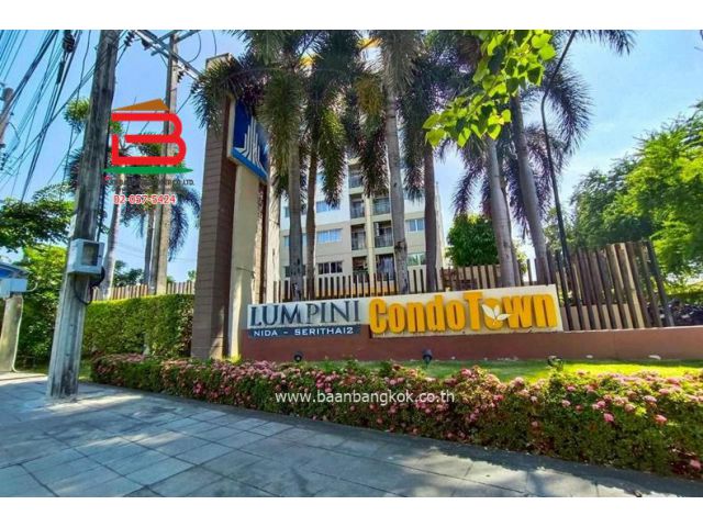 ห้องชุดคอนโด ลุมพินี นิด้า-เสรีไทย เนื้อที่ 22.62 ตรม. (ใกล้เดอะมอลล์บางกะปิ) ถนนลาดพร้าว แขวงคลองกุ่ม เขตบึงกุ่ม