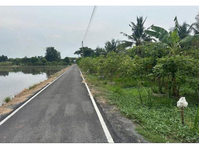 ขายที่ดินลาดหลุมแก้ว 1 ไร่ ติดถนนลาดยาง ใกล้ถนนบางบัวทอง-สุพรรณบุรี340-2.8กม. จ.ปทุมธานี