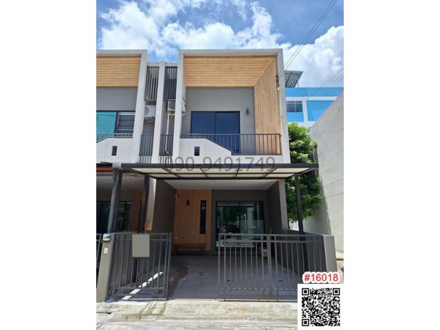 เช่า ทาวน์โฮมหัวมุม 2 ชั้น The Canvas สุขุมวิท–สำโรง ใกล้ BTS สำโรง