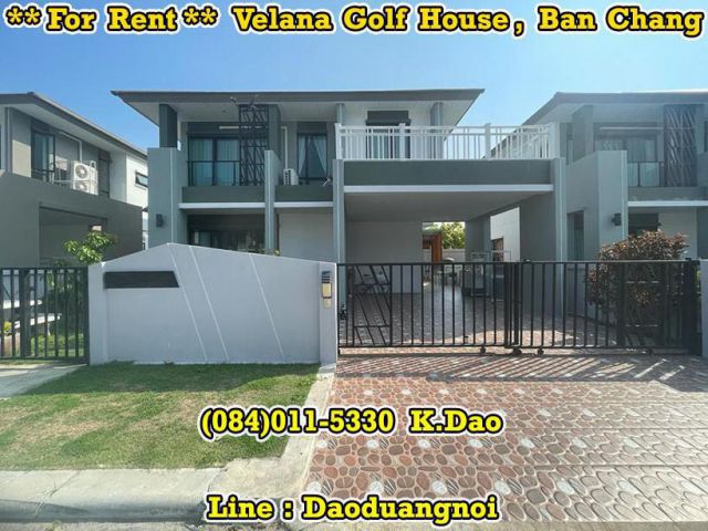 Velana Golf House @Eastern Star Golf Course, Ban Chang *** House with Extension for Rent ***