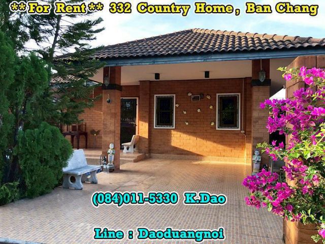 #332 Country Home, Ban Chang *** House for Rent ***
