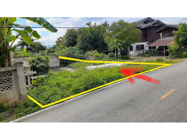 ที่ดินเปล่า 323 ตรว. ชุมชนบ้านขี้เหล็กหลวง ใกล้ ม.ราชภัฏเชียงใหม่