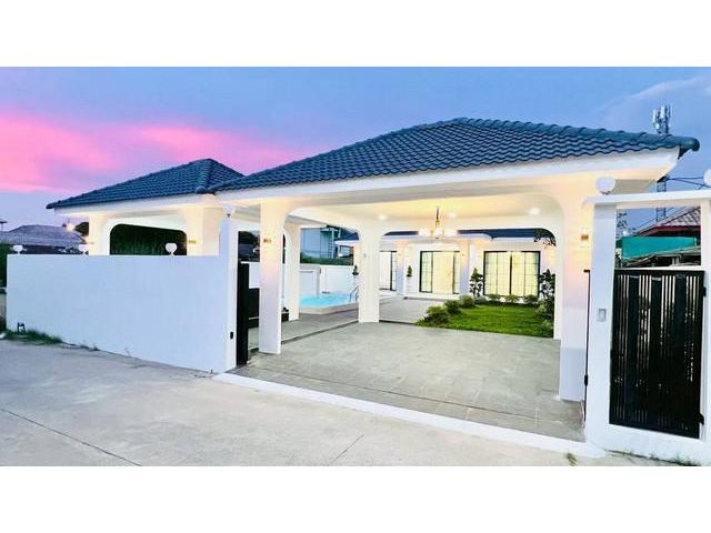 ขายบ้านพูลวิลล่าขนาด 134ตรว มาบสอง-ค่ายมวย17 พัทยา ชลบุรี