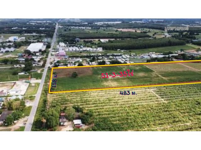 ขายที่ดินนิคมพัฒนา ระยอง 47-2-96ไร่ ติดถนนนิคมสาย 11 ผังสีม่วงลาย เหมาะสำหรับทำ โรงงาน โกดัง คลังสินค้า บ้านจัดสรร