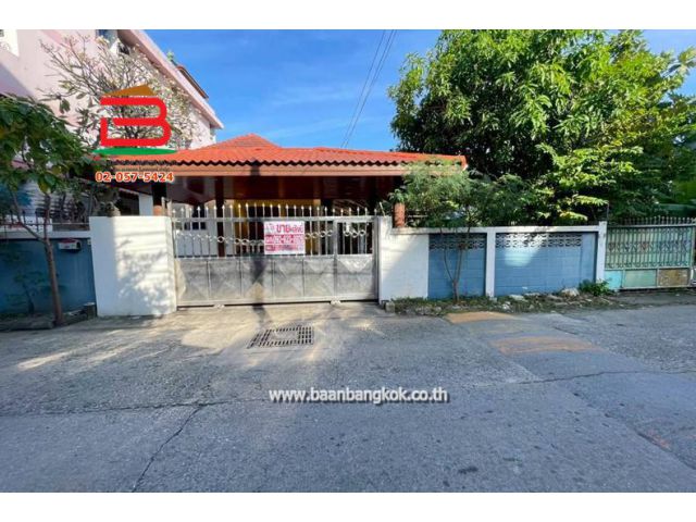 บ้านเดี่ยว 1 ชั้น ซอยรังสิต-นครนายก 6 (ใกล้ฟิวเจอร์พาร์ครังสิต) เนื้อที่ 120 ตรว. อำเภอธัญบุรี จ.ปทุมธานี