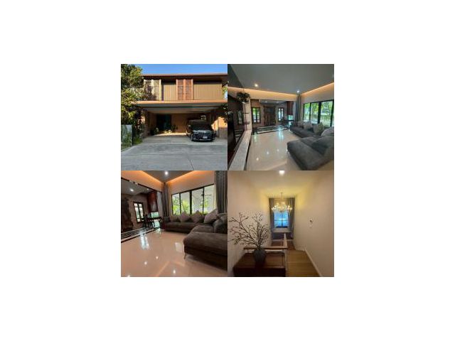 เช่า บ้าน หมู่บ้านบุราสิริ พัฒนาการ 4 ห้องนอน บ้านหลังหัวมุม ติด club house