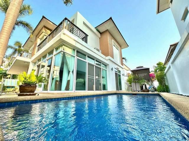 ขายบ้านเดี่ยว พูลวิลล่า หมู่บ้าน เฮอริเทจ บางพระ โครงการติดทะเล!