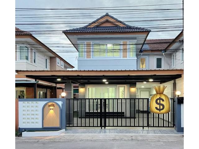 ขายบ้านแฝด2ชั้น มบ.ณฐาวดี4 36ตรว หนองค้อ-ศรีราชา ชลบุรี