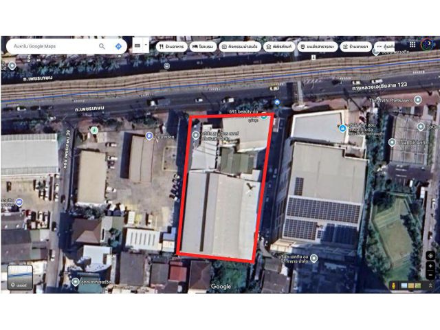 ขายหรือให้เช่าที่ดินพร้อมโรงงาน อาคารพาณิชย์ ขนาด 1-3-26 ไร่ ทำโชว์รูมได้ ติดถนนซอยเพชรเกษม 37-39 ใกล้ซีคอนบางแค