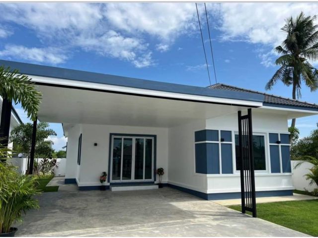 ขายบ้านเดี่ยวชั้นเดียว หมู่บ้านสบายโฮม8 พัทยา ต.โป่ง อ.บางละมุง จ.ชลบุรี (บ้านใหม่)