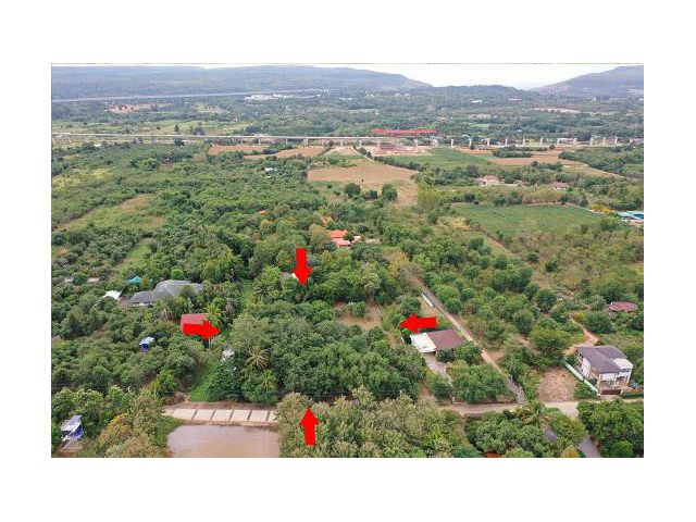 ขายที่ดินคลองไผ่ สีคิ้ว ติดลำธาร ติดถนน วิวเขาล้อมรอบ