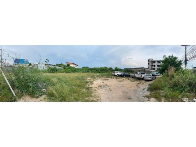 ขายที่ดินชลบุรีติดถนนสุขุมวิท ใกล้พัทยา ทำเลดีมาก