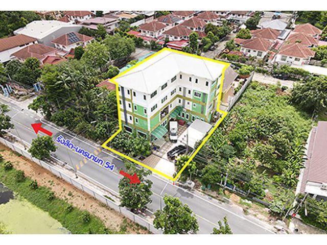 ขายสำนักงาน 4 ชั้น ขาดทุน 5 ล้าน ขายถูกที่สุดในย่านรังสิต ติดถนนหลัก ถนนรังสิต-คลองสอง ปทุมธานี