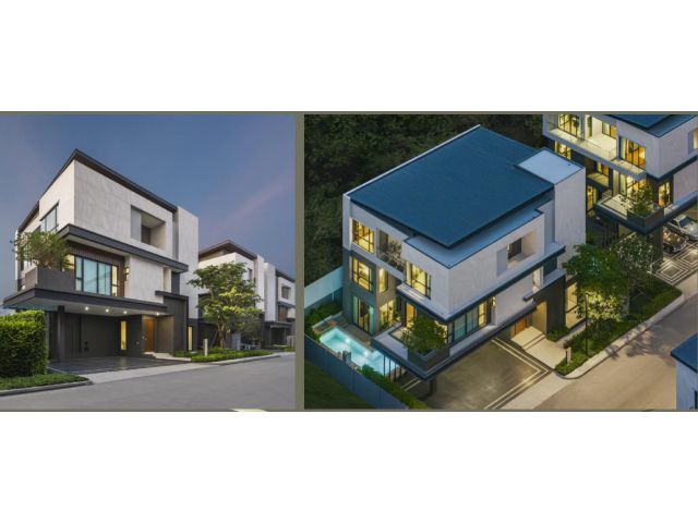 ให้เช่าบ้านเดี่ยวหรู 3 ชั้น โครงการ The Honor Yothinpattana 104.7 ตร.ว. (แปลง28)