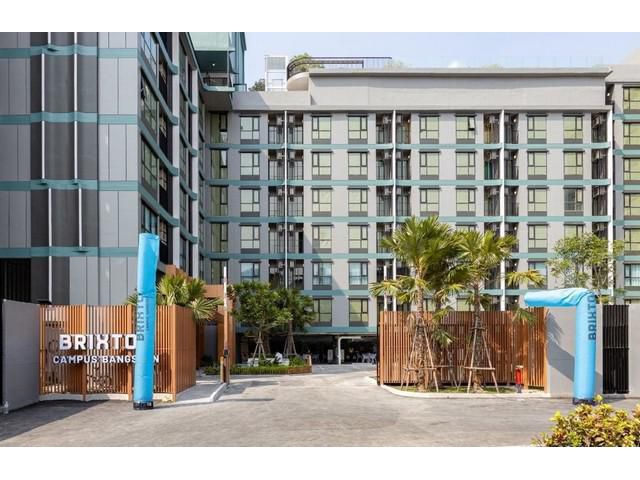 ให้เช่าคอนโดพร้อมอยู่ BRIXTON CAMPUS BANGSAEN