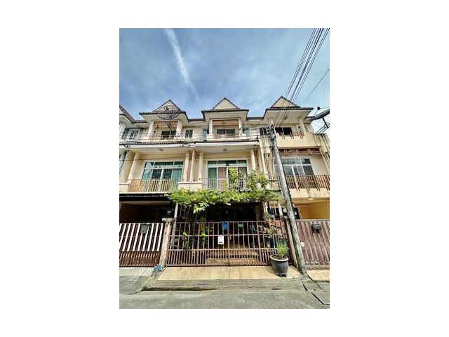 ขาย/เช่าทาวน์เฮ้าส์ 3 ชั้น โครงการนวนิช ปากเกร็ด เนื้อที่ 20.20 ต